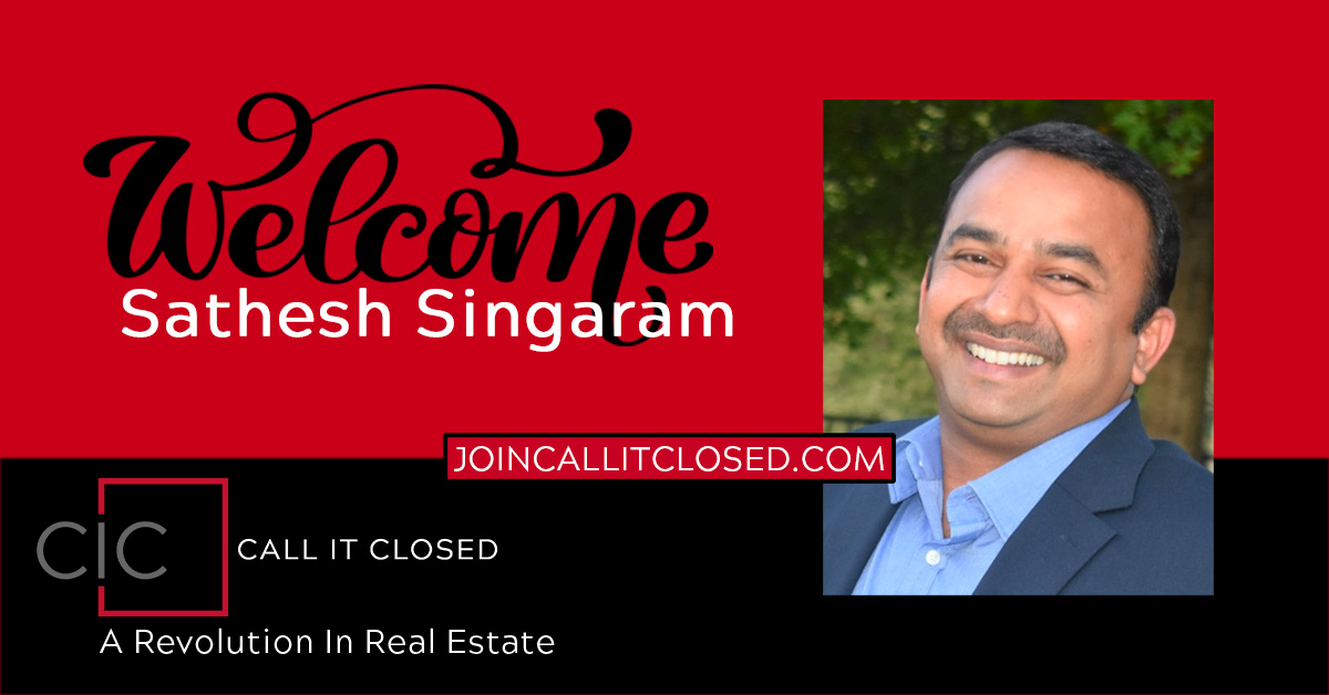 Sathesh Singaram Call It Closed Real Estate Agent